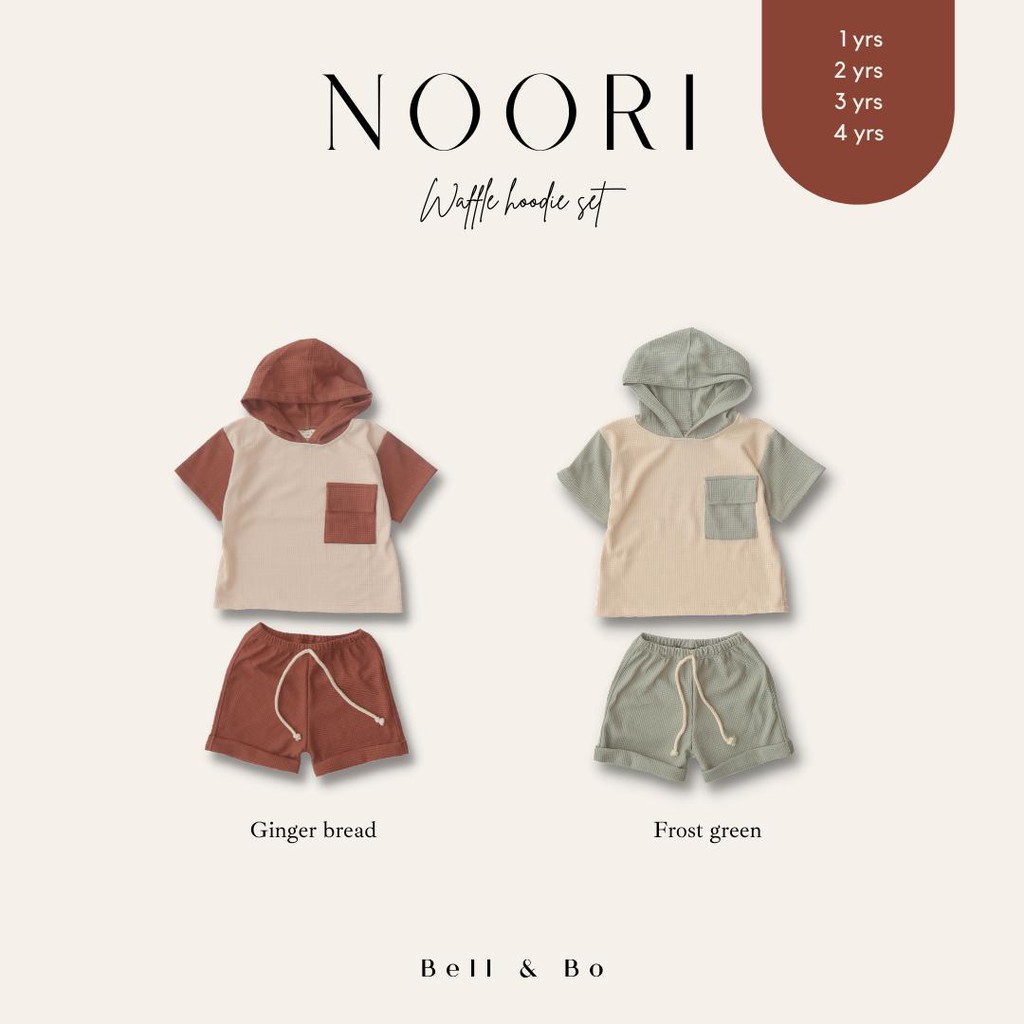 Bell and Bo - Noori Hoodie Set Anak / Setelan Anak Unisex