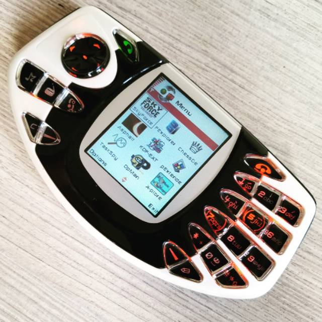 Nokia Ngage N-gage Klasik BlackWhite Keypad Kristal