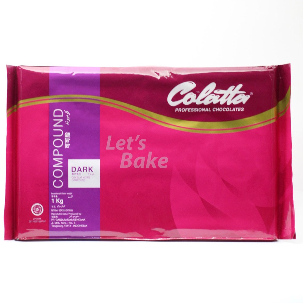 

Colatta Dark Chocolate Compound 1 kg / Coklat Masak Colata Collata