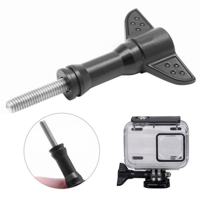 Baut Knob Jempol Panjang Untuk Case Kamera Sport Gopro Hero