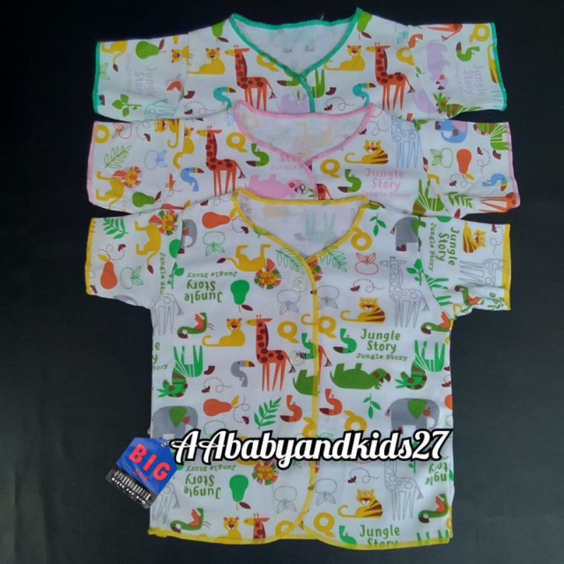 Rotary 3PC Baju Bayi Lengan Pendek Newborn Lembut dan SNI