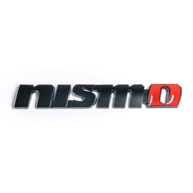 Logo Emblem Nismo 3D Mobil Nissan Bahan Logam Hitam Livina Juke Xtrail March Tulisan Timbul