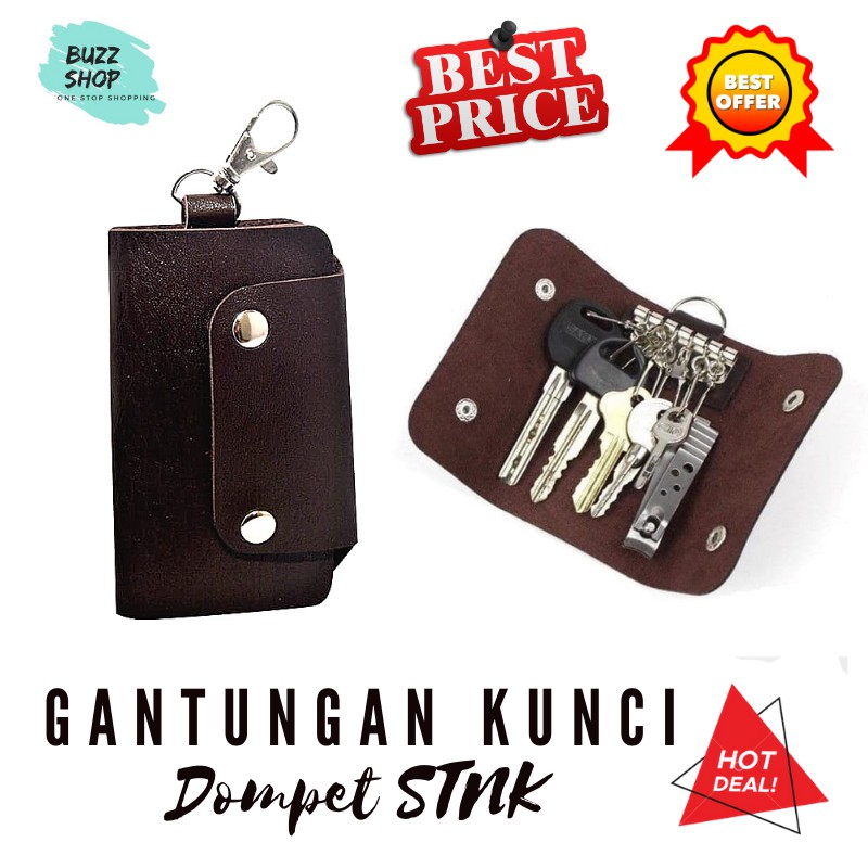 Gantungan Kunci Dompet STNK Motor Mobil Kulit / Gantungan Kunci Motor