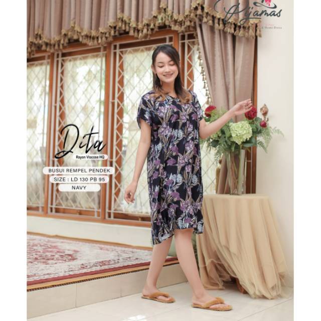  DASTER  RAYON BAJU  TIDUR WANITA DASTER  RUFFLE DASTER  