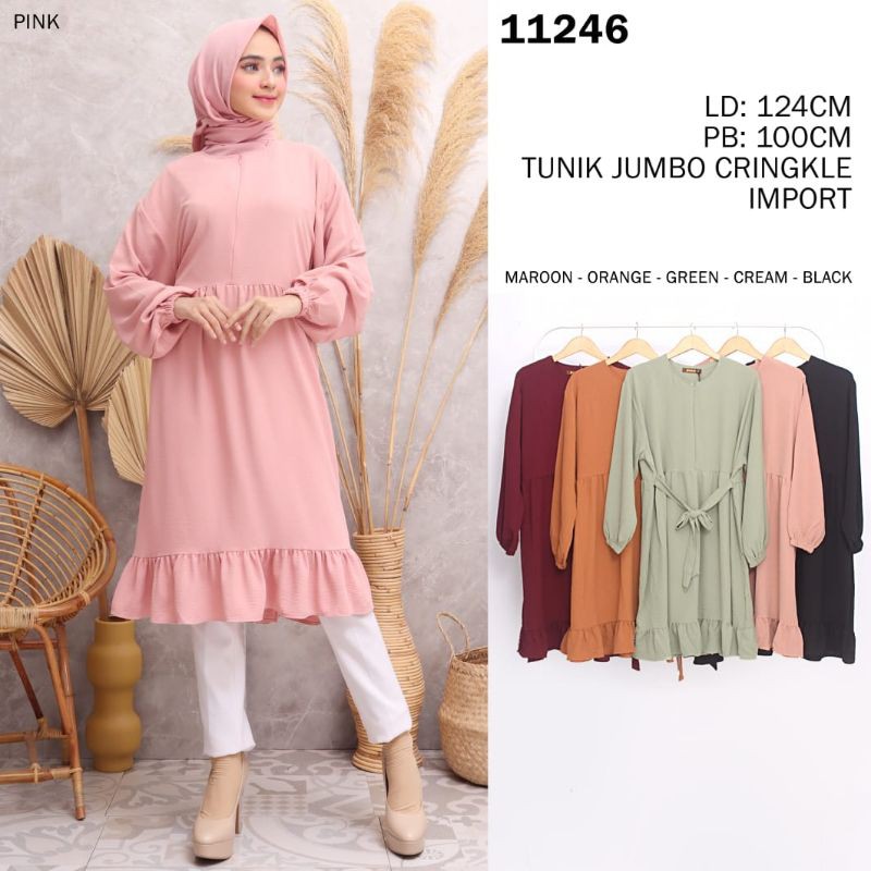 atasan blouse jumbo/tunik muslim ibu hamil/tunik jumbo busui/tunik muslim modern