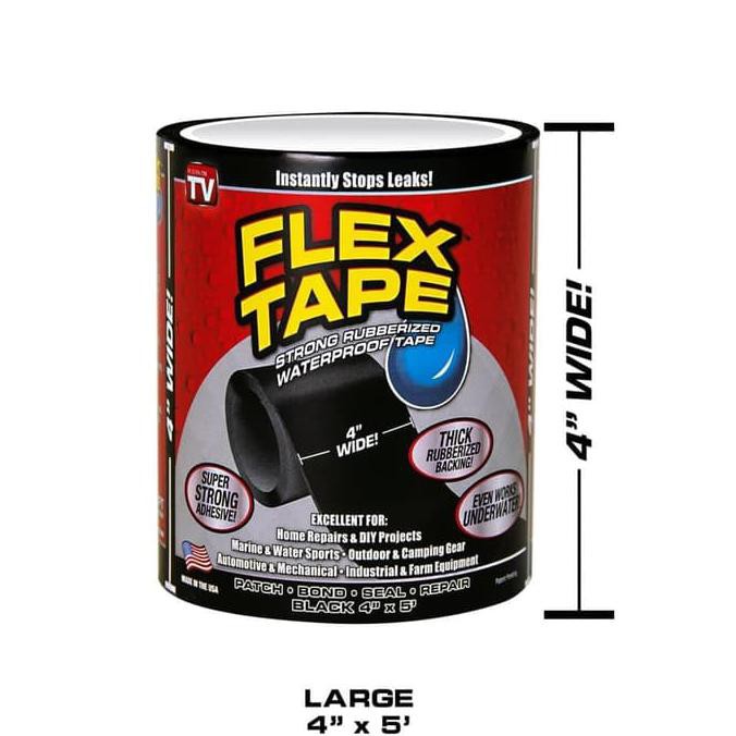 

NEW Flex Tape 4' Isolasi Ajaib Super Kuat Strong Rubberized Waterproof MURAAAh