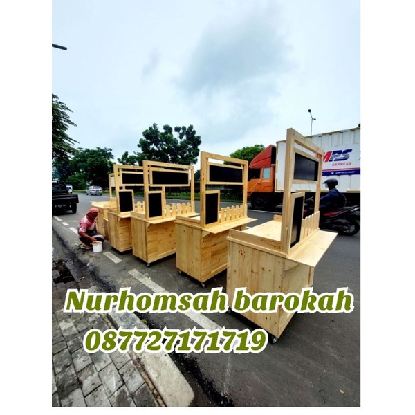 gerobak kayu murah/gerobak kayu jati belanda