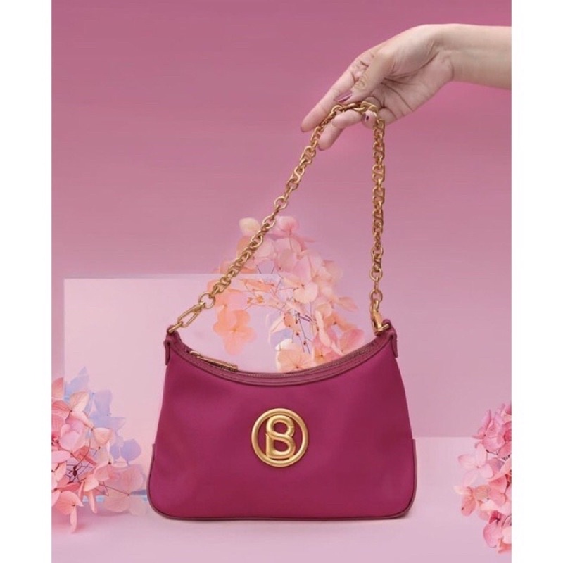 luana nylon bag plum buttonscraves