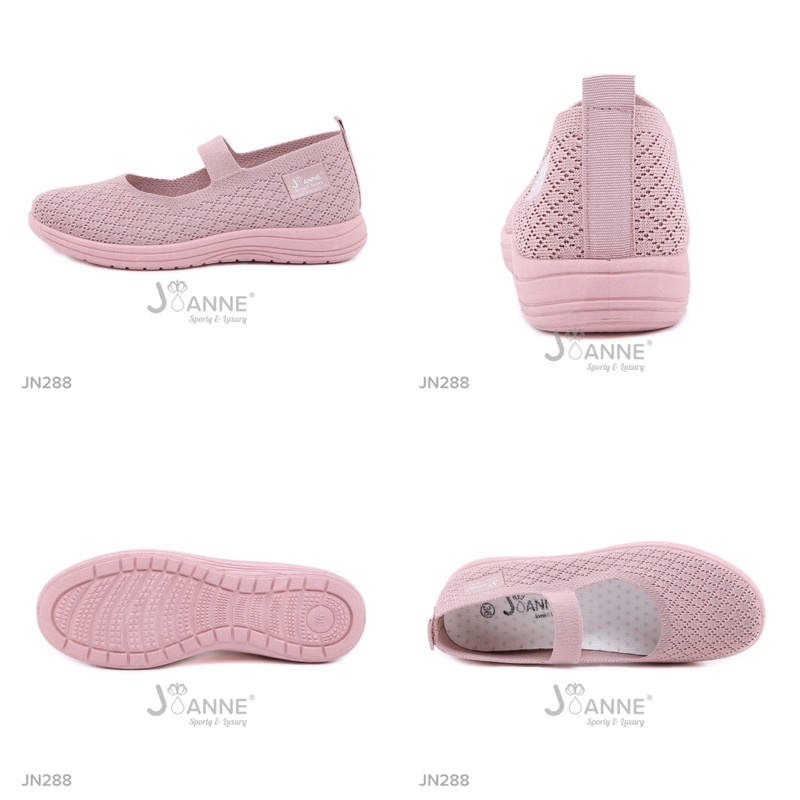 RESTOCK!! [ORIGINAL] JOANNE FlyKnit Flat Shoes Sepatu Wanita #JN288