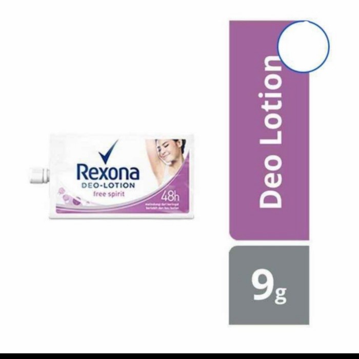 GHM REXONA 9 G ( GIRL WOMEN ) DEO LOTION SACHET KEMASAN TRAVEL EKONOMIS