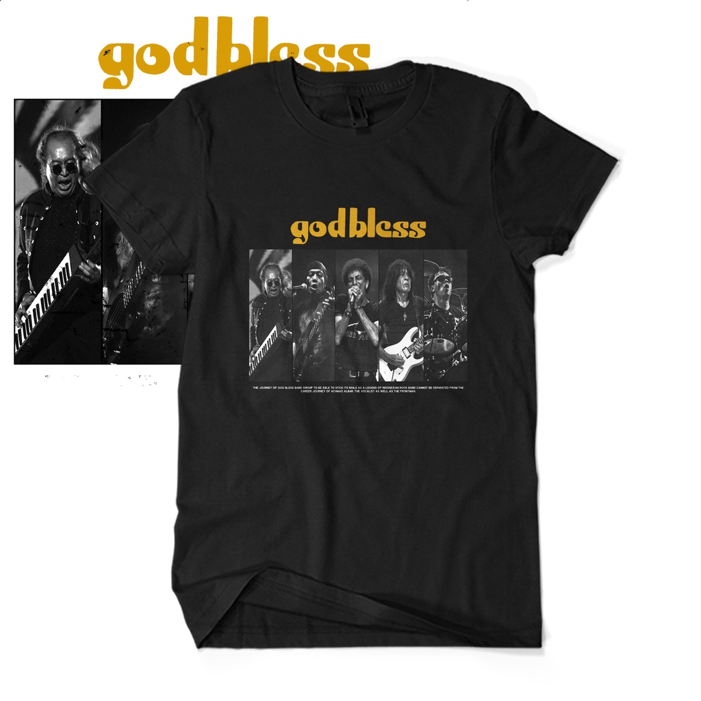 Baju Kaos LEGEND GODBLESS Band Metal Vintage KAOS KAGE