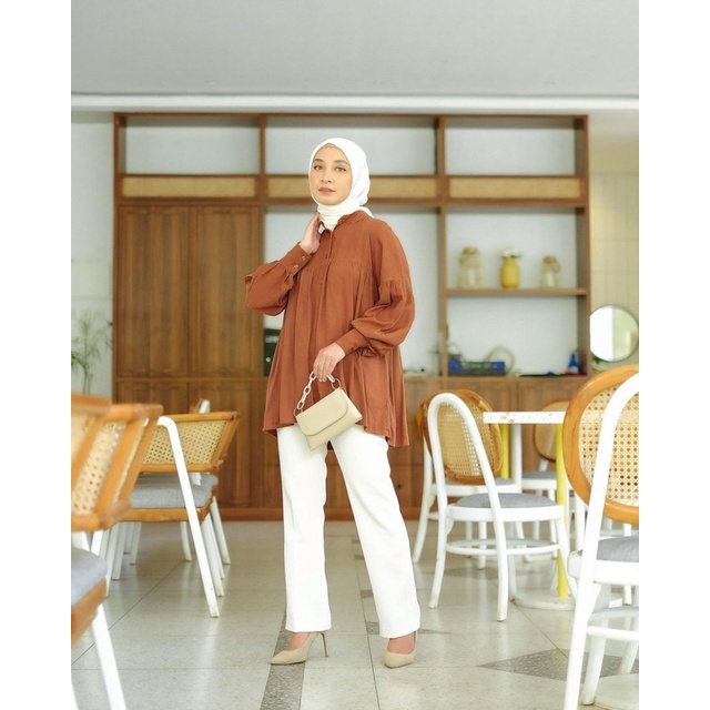 (DBY) BLOUSE RALEYA KEMEJA ATASAN WANITA SHIRT