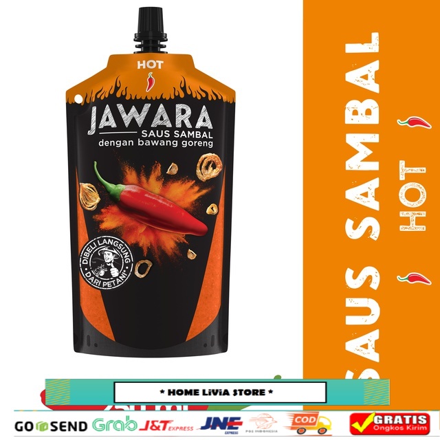 

Jawara Saus Sambal Bawang Goreng Hot Pouch 2 x 250 mL