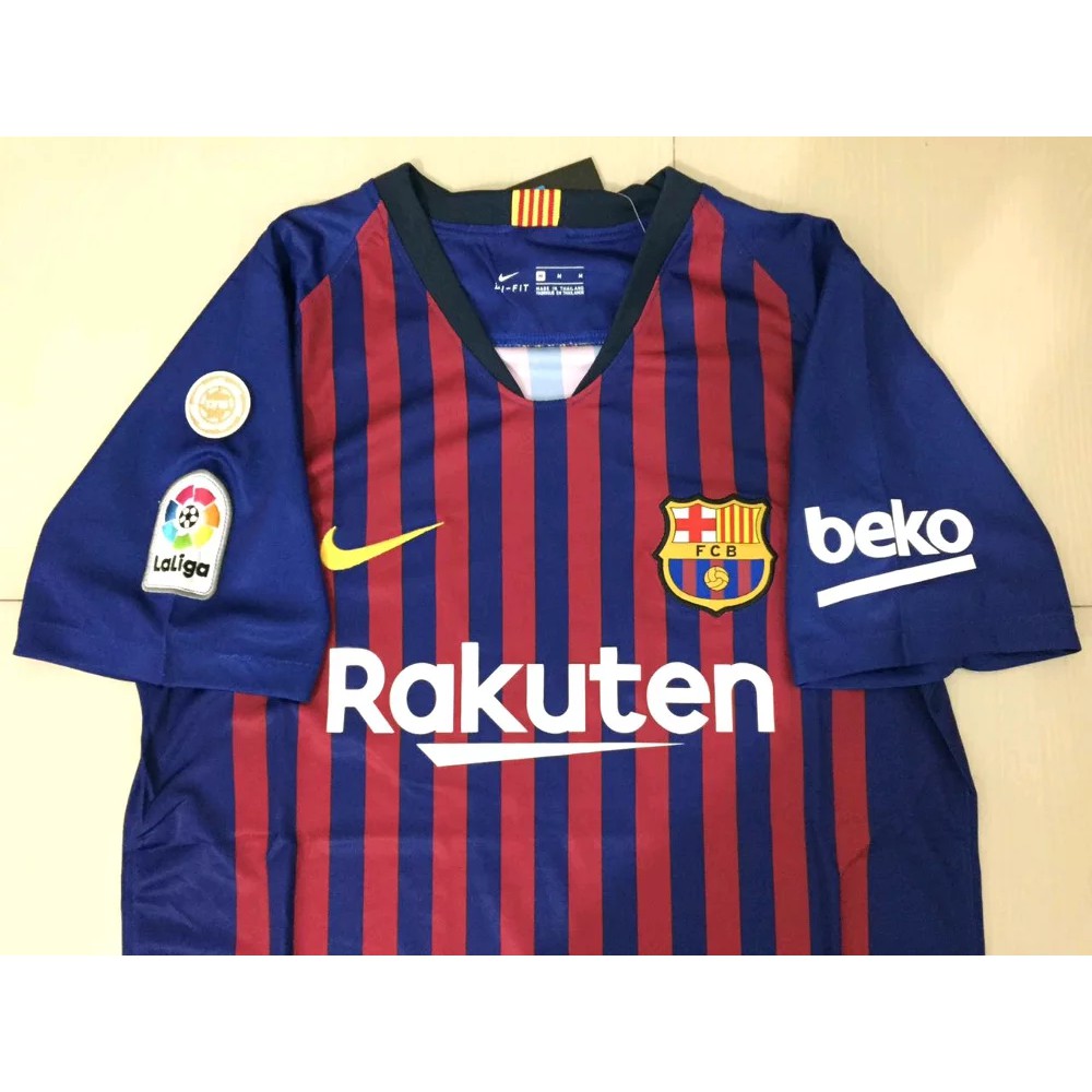 Jersey BOLA BARCELONA HOME FULL PATCH