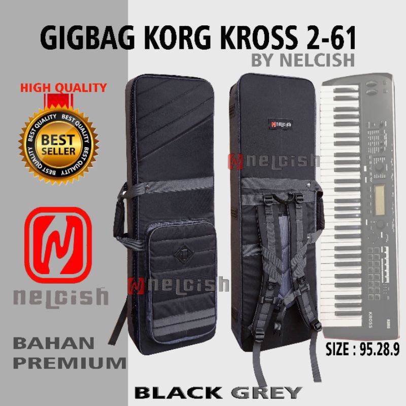 Tas Softcase Gigbag Keyboard KORG KROSS 2-61 Bag Case Keyboard Korg by NELCISH