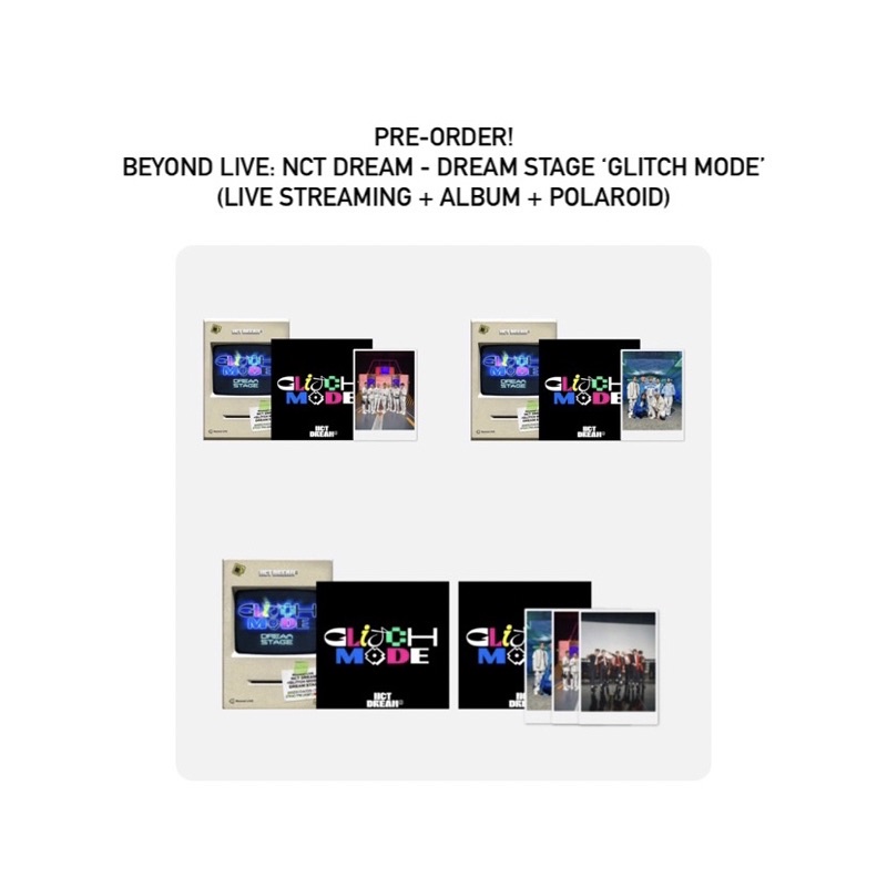 (Pelunasan) Beyond Live: NCT Dream - Dream Stage ‘Glitch Mode’