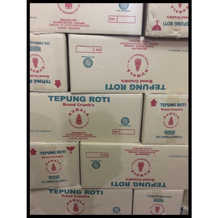 

Tepung Roti Dus / Tepung Roti Kumala ( 20 Bks X 500G ) / Tepung Panir