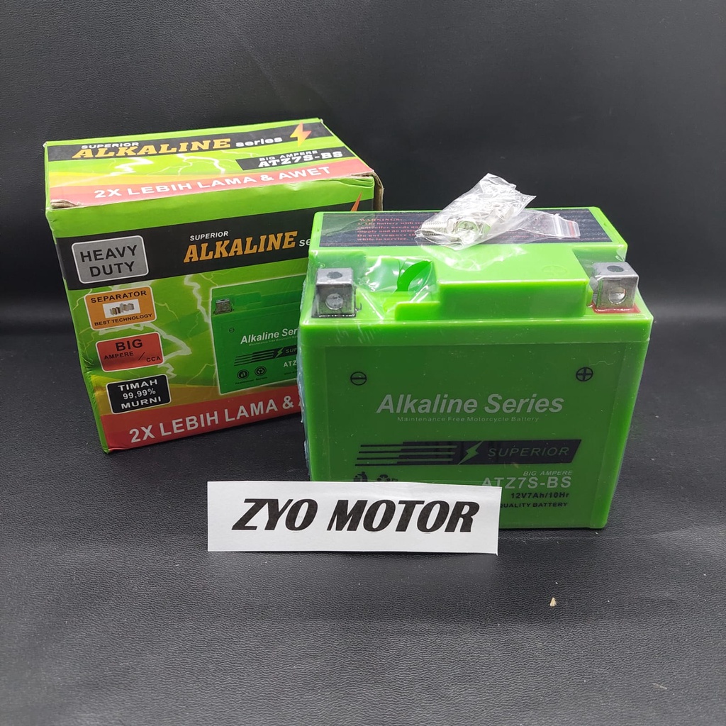 AKI KERING SATRIA FU 150 ASLI ALKALINE AKI DUAL ENERGY AWET TAHAN LAMA
