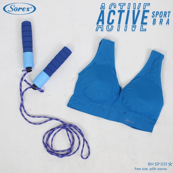 Sorex Bra - SP 020 - Busa / Tanpa Kawat - Active Sport BH Senam Olahraga Bra Stretch