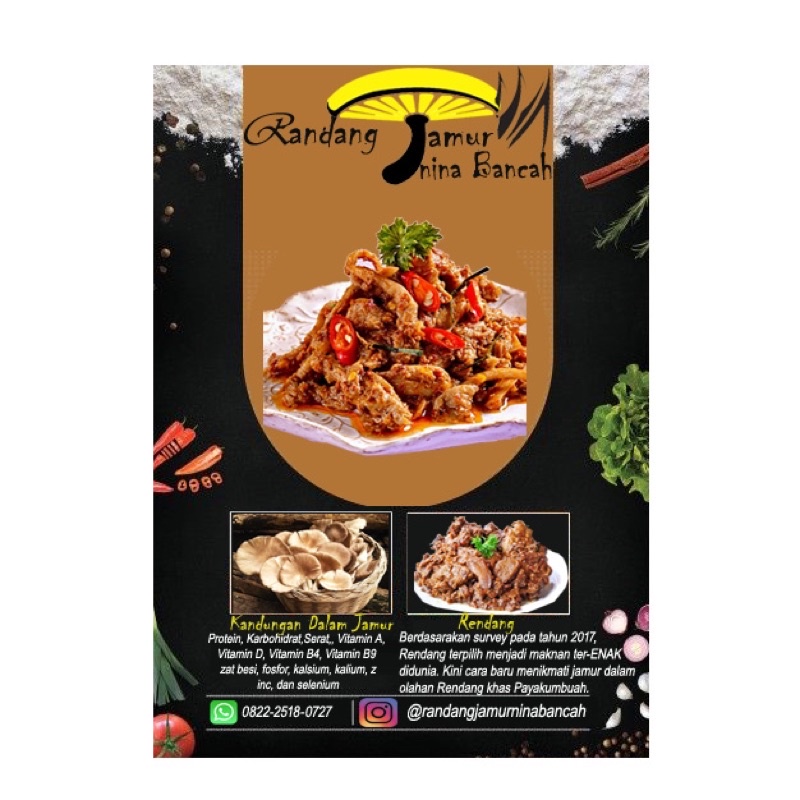 

Rendang Jamur Tiram