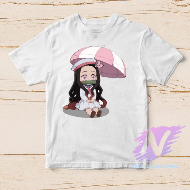 nezuko chibi kaos anak nezuko kamado kimetsu yaiba