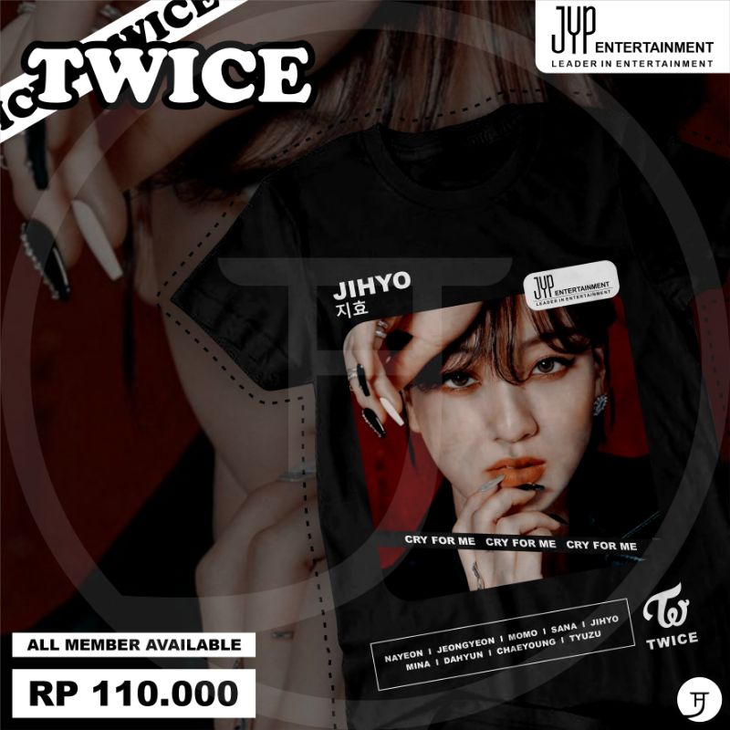 Kaos Desain Twice 'Jihyo'