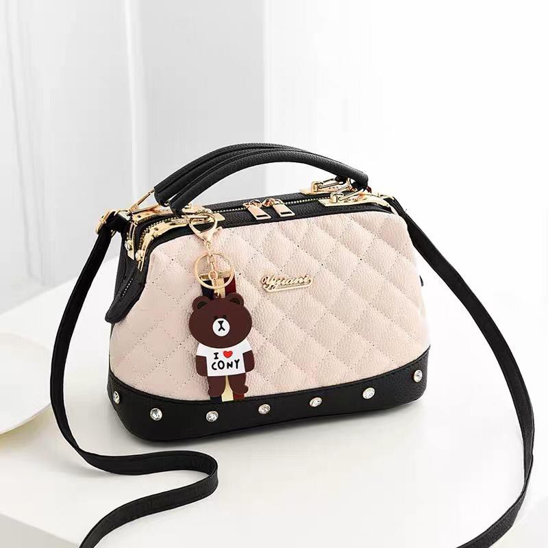 BJ42042 - BEIGE/BLACK/BLUE/GRAY/PINK - TAS DOCTOR SLEMPANG WANITA FASHION IMPORT MODIS ELEGAN TERMURAH TERLARIS TERBARU BAGSTORE JAKARTA TAS BATAM GT1242 CR7046 KPC8731 VC82837 LT1295 BQ2042 ELJ371 B98723 Z8723