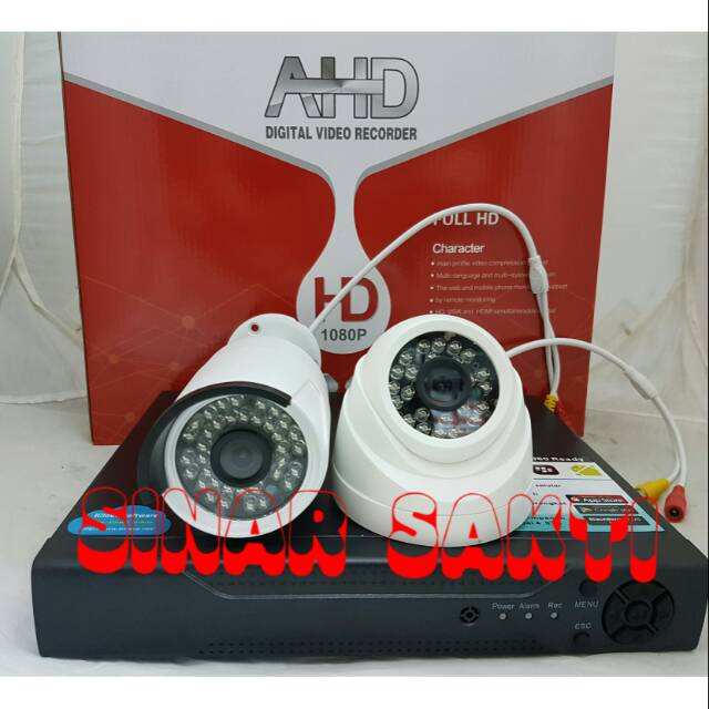 PAKET CCTV 2 CAMERA 3MP ( KOMPLIT TGGL PASANG )