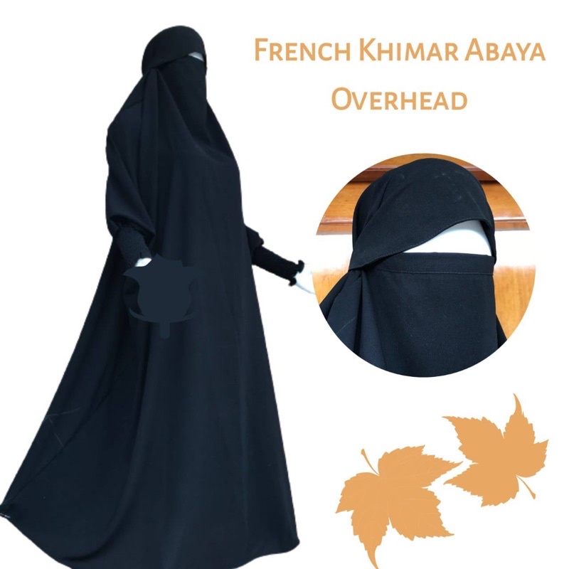 Abaya french khimar overhead /RUMMAN abaya