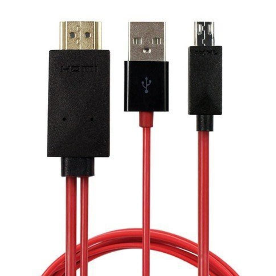 TERMURAH KABEL MHL MICRO USB TO HDMI MOBILE PHONE HDTV 11 PIN SAMSUNG