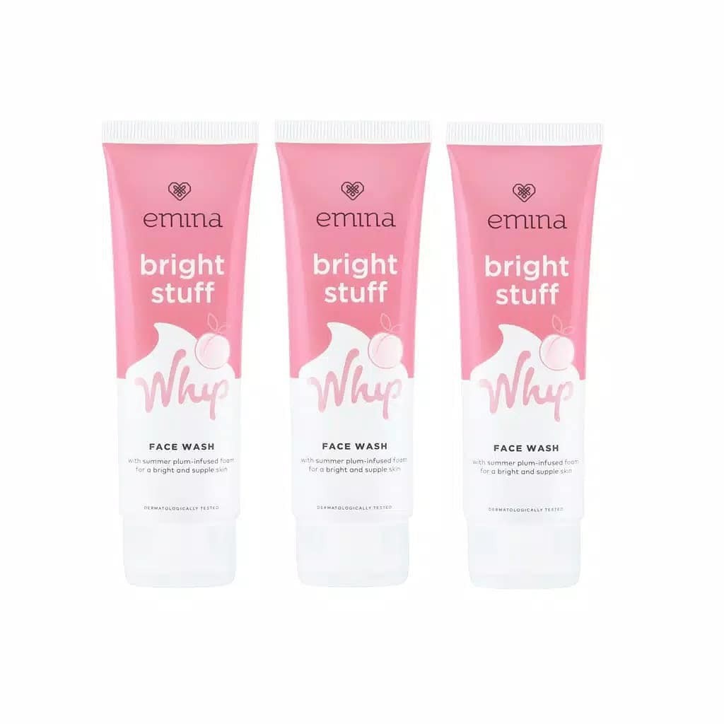 ❤️ MEMEY ❤️ EMINA Bright Stuff Whip Face Wash 50ml