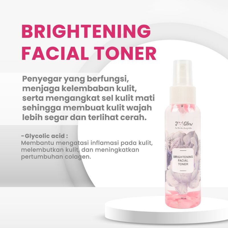 Jglow Skincare Paket Super Whitening Glowing Paket Perawatan Wajah Kecantikan Bpom-6