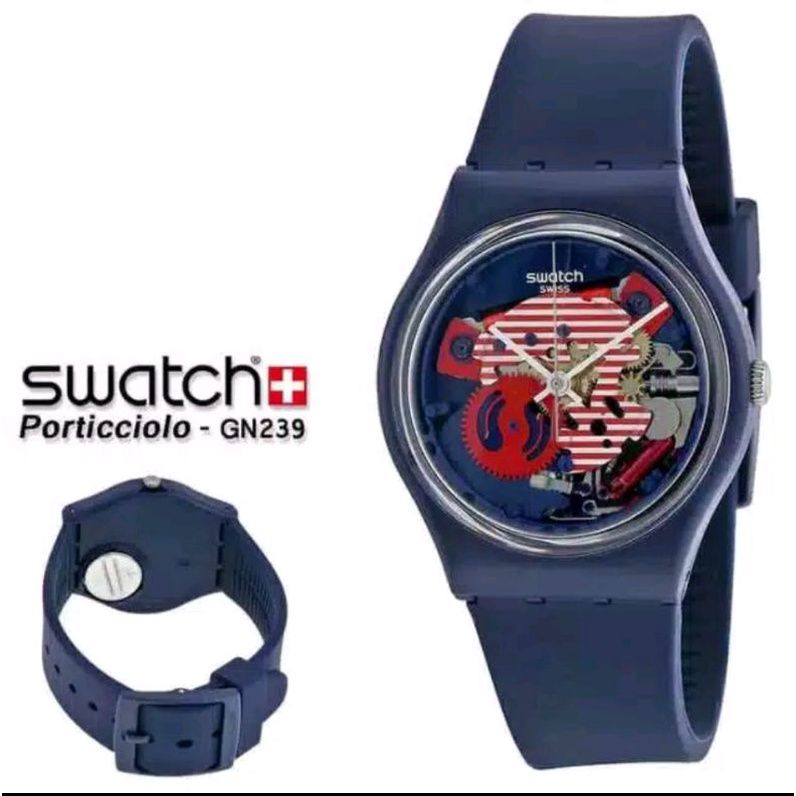 SWATCH GN239 - Jam Tangan Wanita - Biru Navy