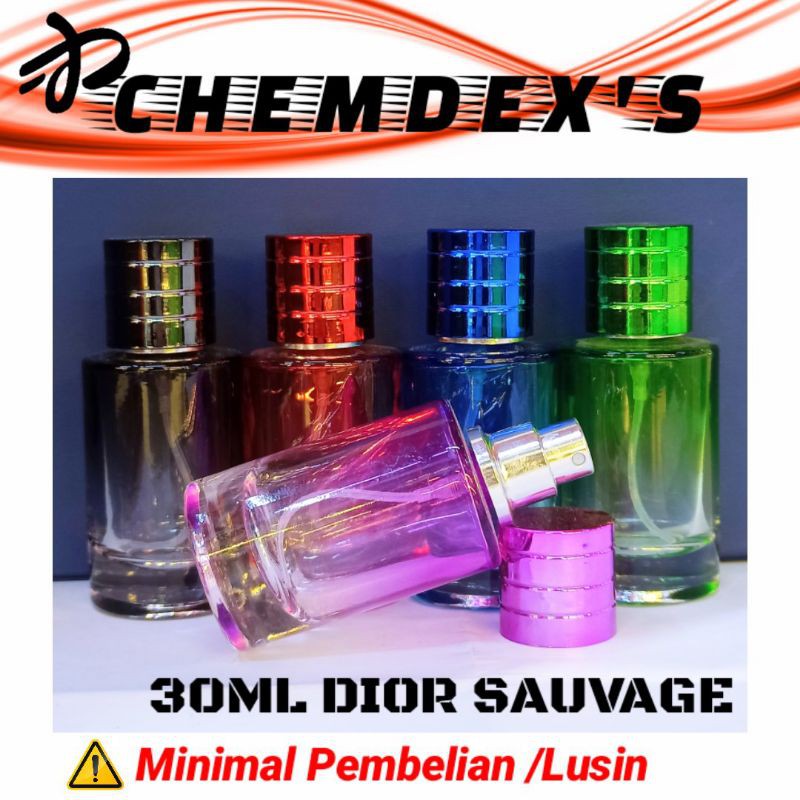 Botol Parfum 35ML DIOR SAUVAGE // DRAT || botol parfum 30ml || botol drat//PERLUSIN