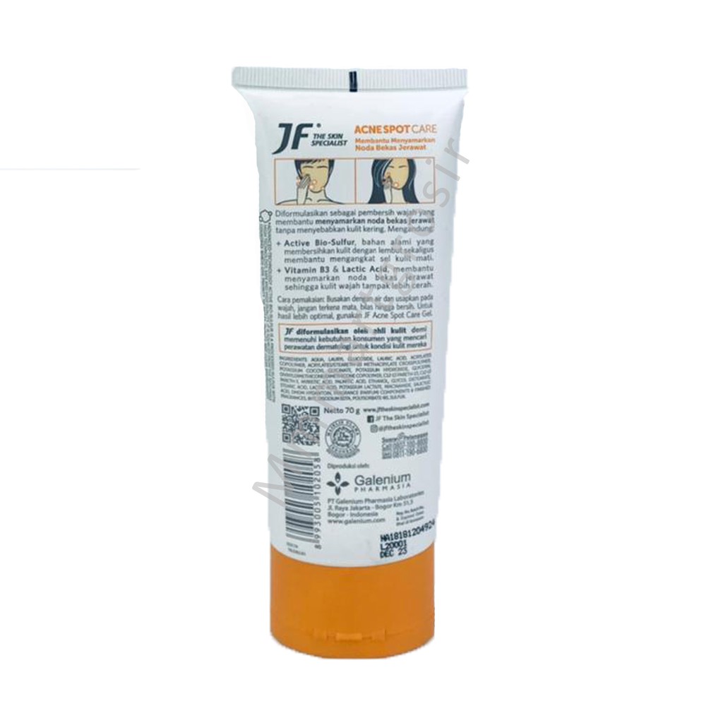 JF Facial Foam / Acne Spot Care / Sabun Pencuci Muka / 70g