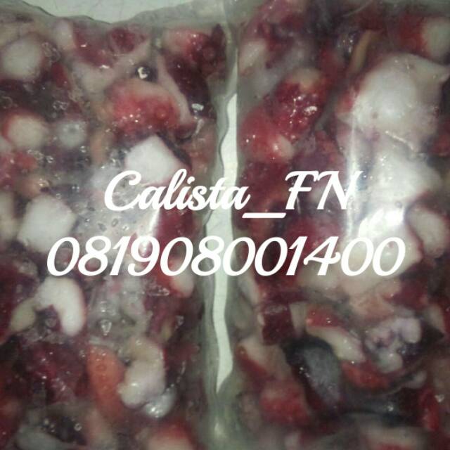 

Gurita Potong Tako Cutting Bahan Takoyaki 1kg