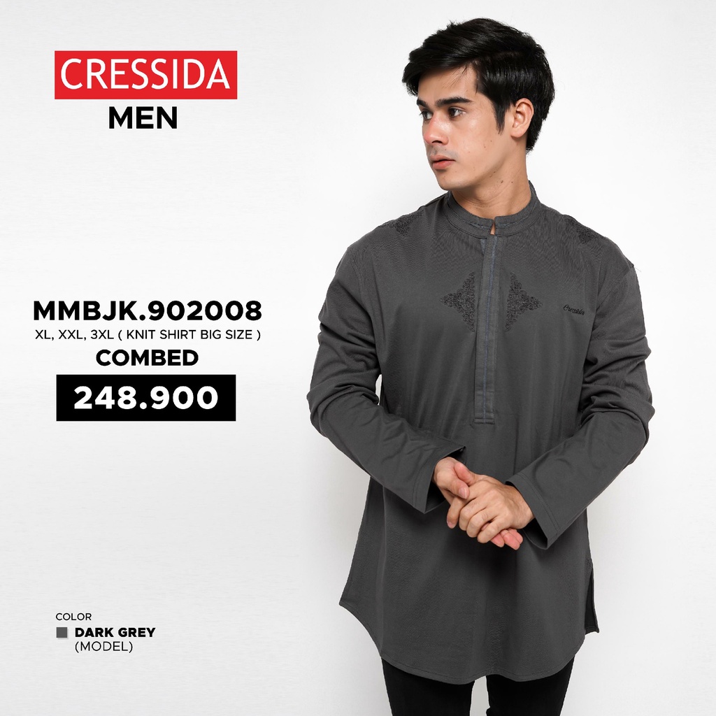 BIG SIZE Baju Kaos Koko Muslim Cressida - MMBJK.902008