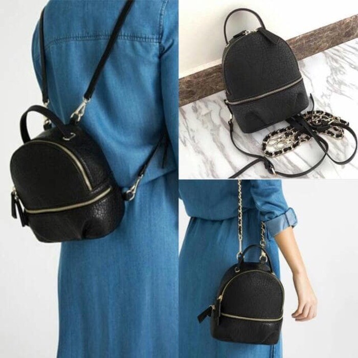 TermurahTas ZARA BACKPACK CONVERTIBLE ORI RANSEL MINI ORIGINAL