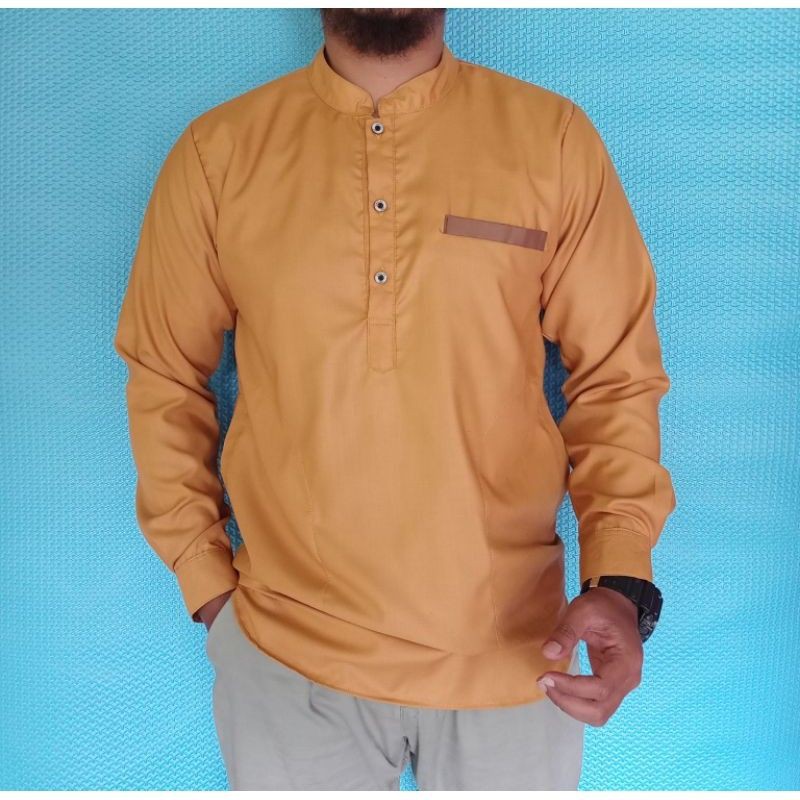 Baju koko kurta Omar lengan panjang