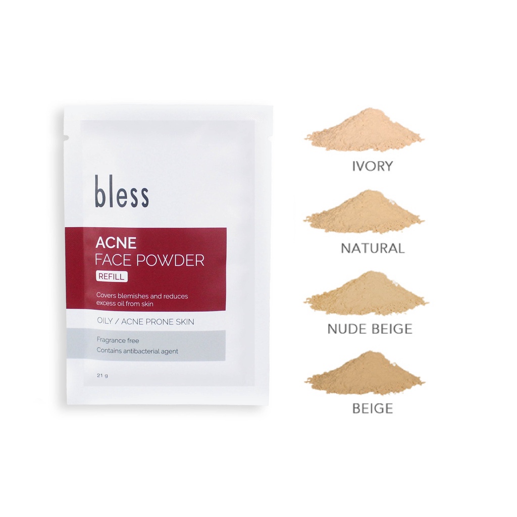 BLESS ACNE FACE POWDER (REFILL) 21gr