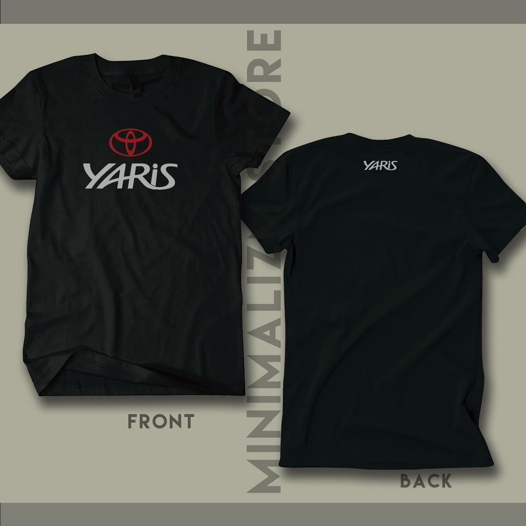 kaos Toyota Yaris Logo Club premium/tshirt Toyora Yaris Club