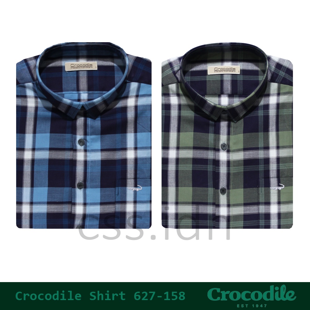 Kemeja Pria Slim Fit Lengan Pendek Crocodile 627-158