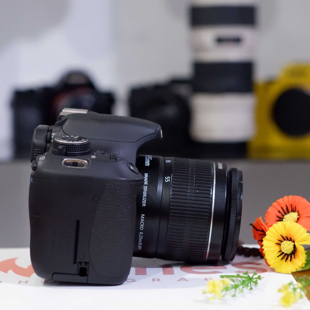CANON Eos 600d dan lensa kit siap pakai mulus terawat -masih doff-3