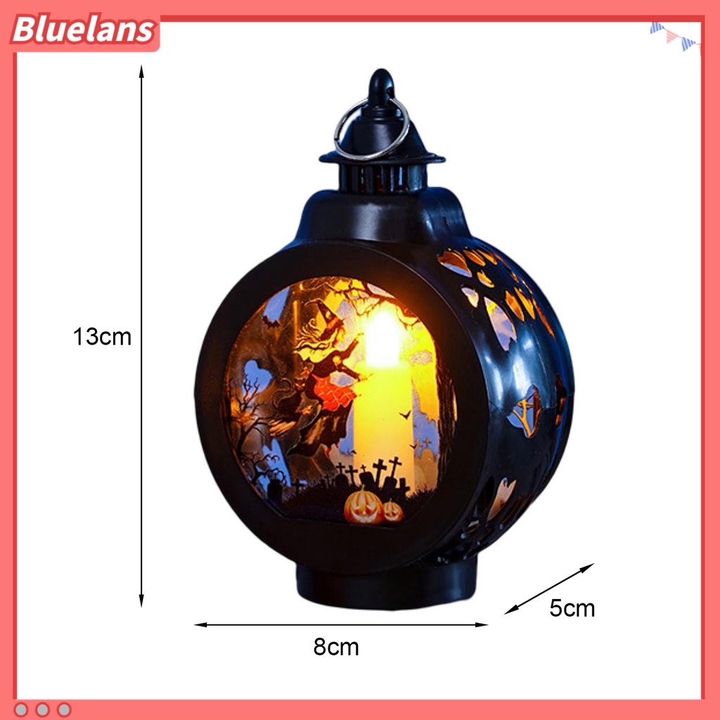 (In Stock) Lampu Lentera LED Bentuk Labu Halloween Tahan Air