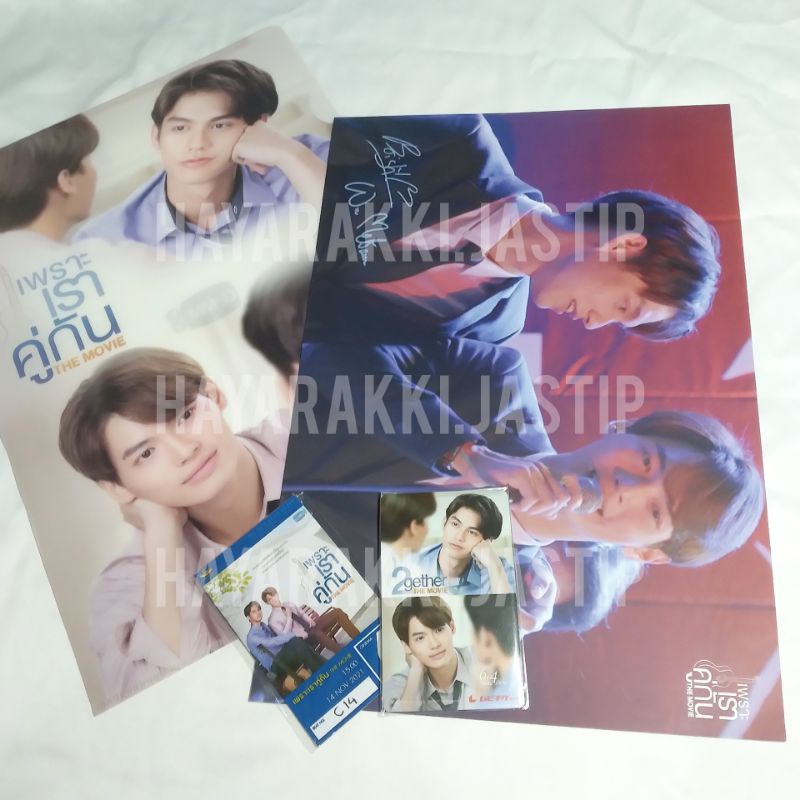 2gether The Movie Souvenirs (Clearfile + A4 Poster + Japan Movie Ticket)