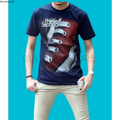 Kaos Distro Pria TREESECOND Kaos 3second Pria- Kaos Distro 3second Pria rullsco_store