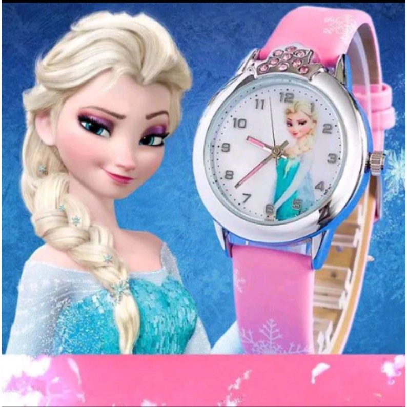 jam tangan anak perempuan karakter jam tangan anak lucu jam tangan anak karakter  princess frozen