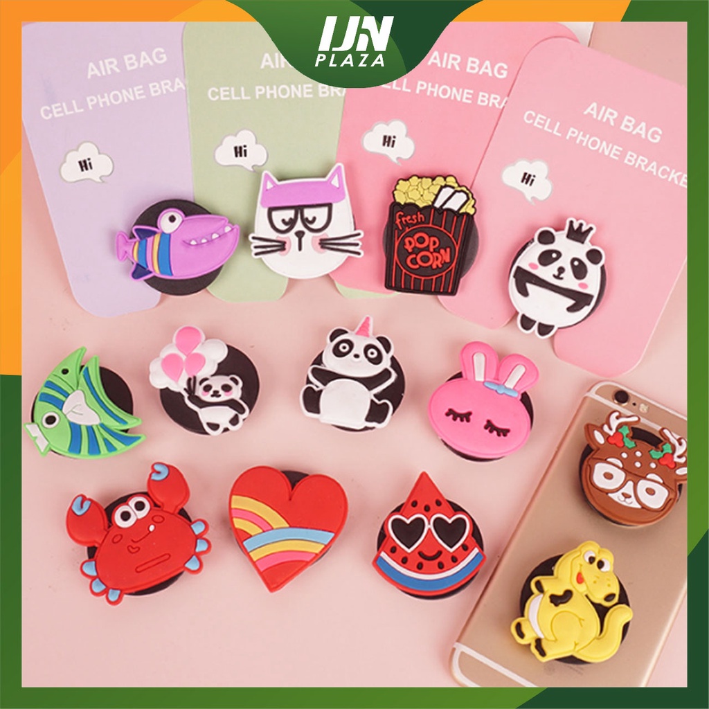 ❤ IJN ❤ POP SOCKET KARAKTER BISA COD Socket HP 3D Karakter Cartoon pop Aksesoris HP POPSOCKET