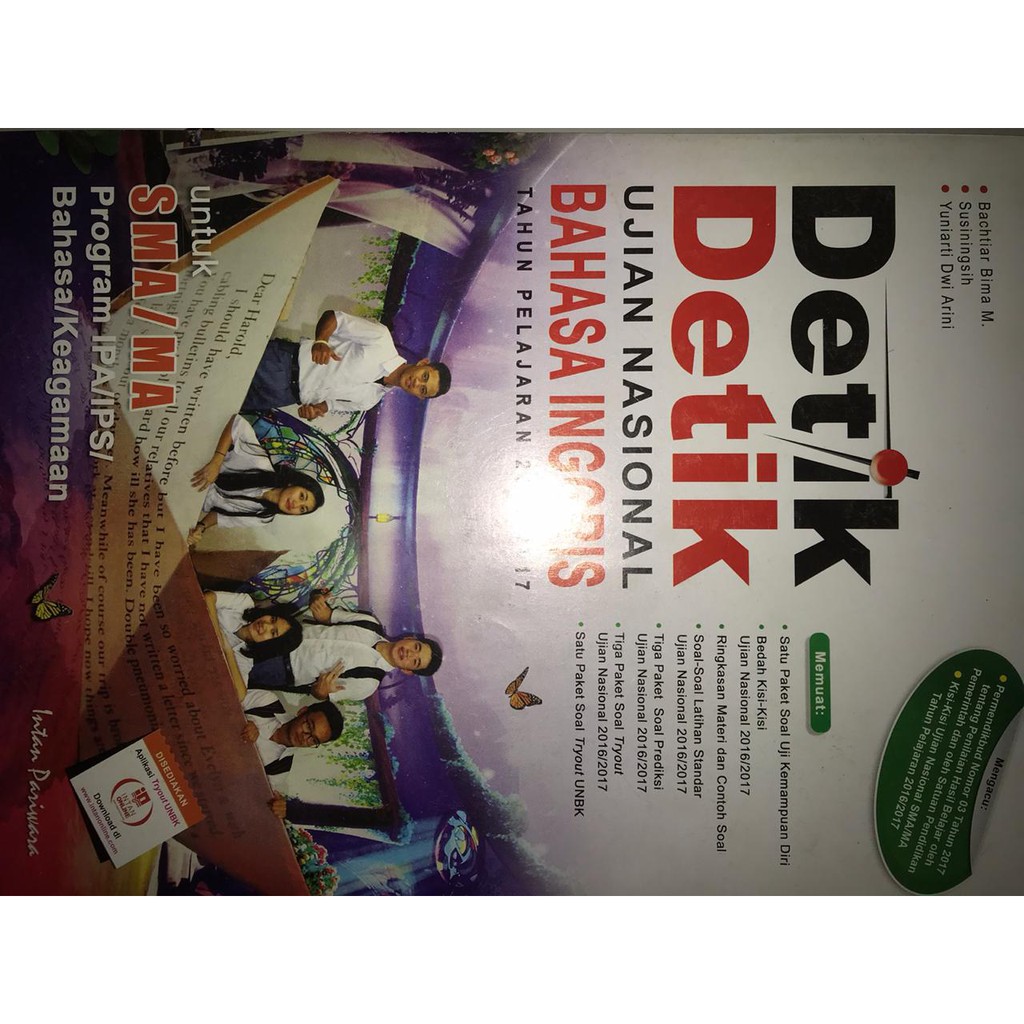 DETIK DETIK UJIAN NASIONAL SMA BAHASA INGGRIS 2016/2017