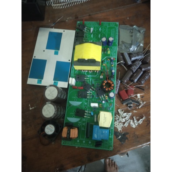 PCB smps fullbridge dan komponen komplit